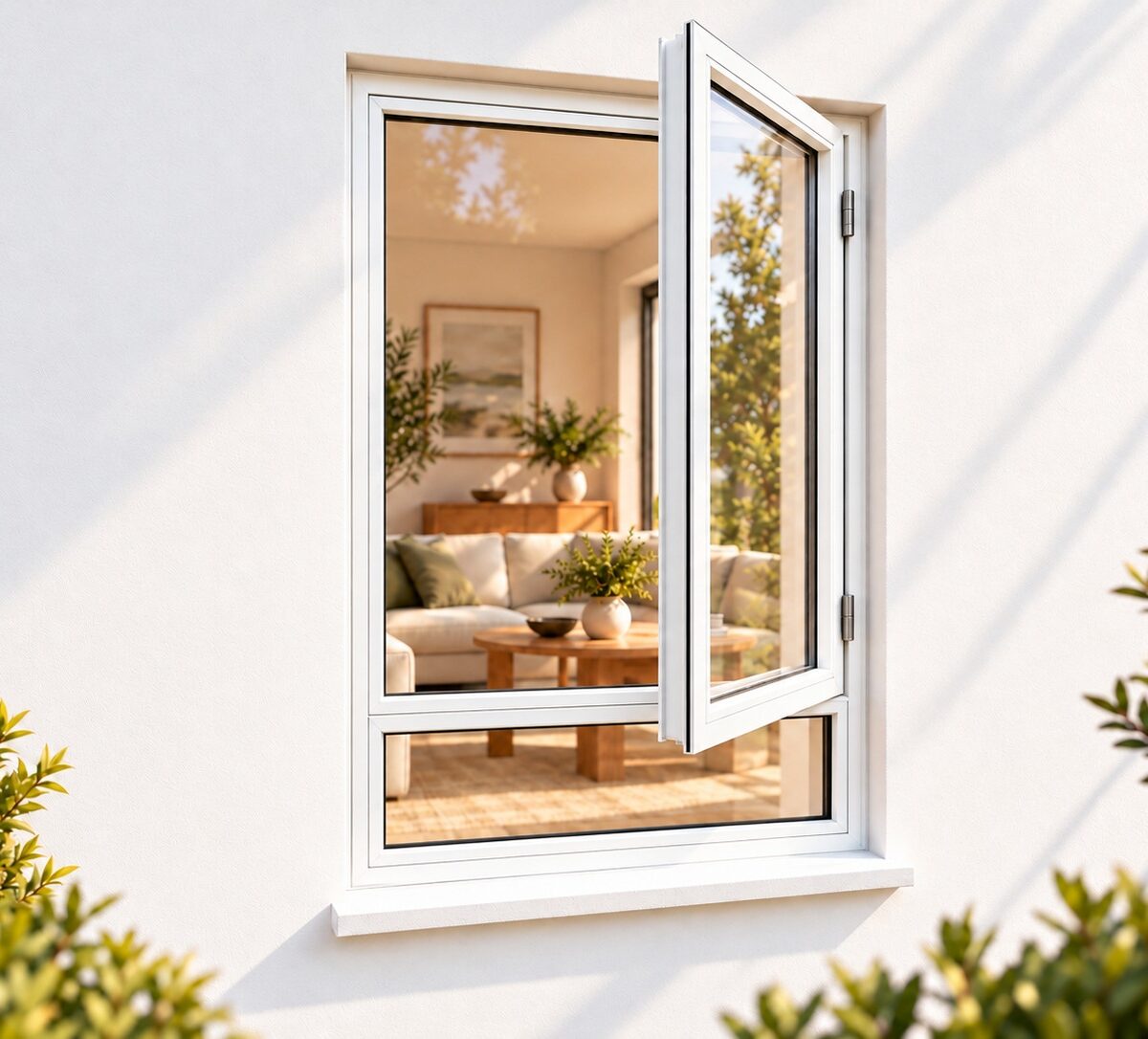 kenzo sh615rw white 600x1500mm side hung window