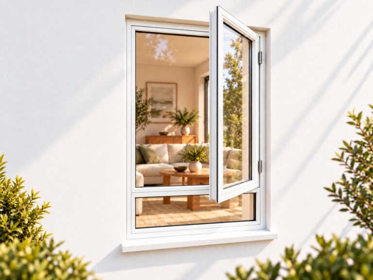kenzo sh615rw white 600x1500mm side hung window