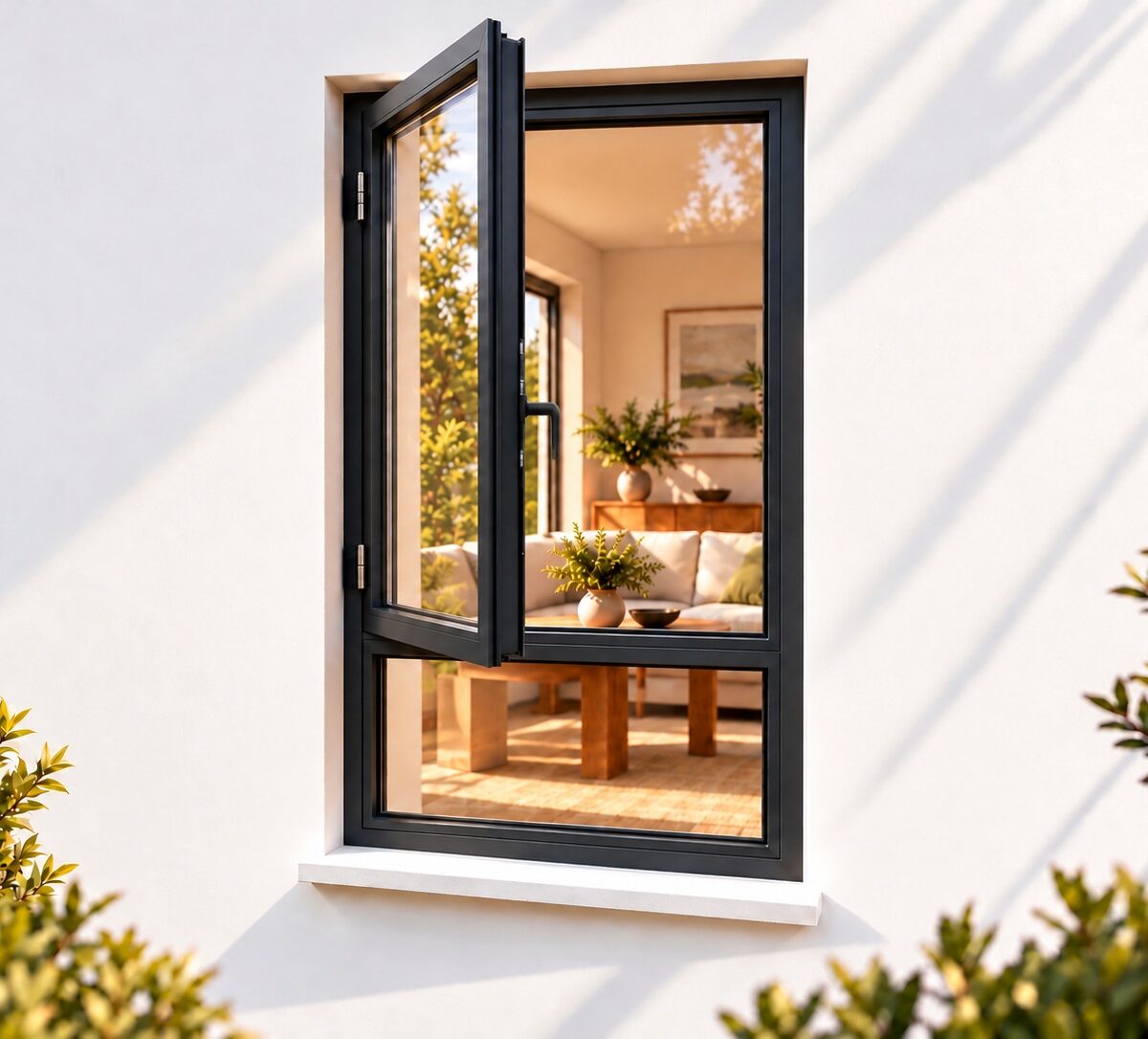 kenzo sh618lc charcoal 600x1800mm side hung window