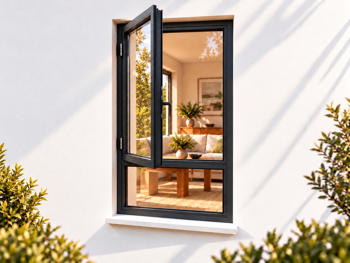 kenzo sh618lc charcoal 600x1800mm side hung window kenzo sh618lc charcoal 600x1800mm side hung window