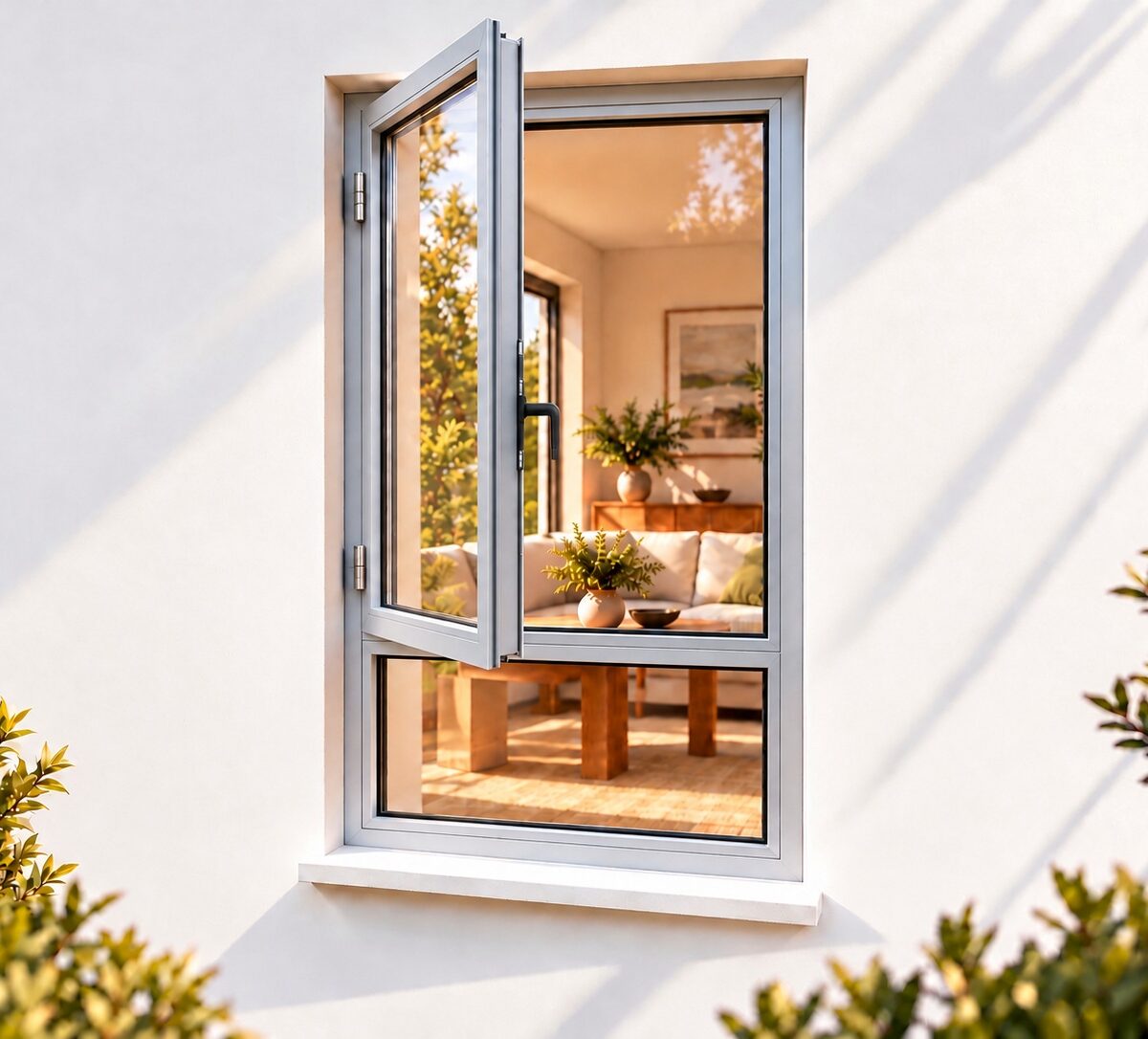 kenzo sh618ls silver 600x1800mm side hung window