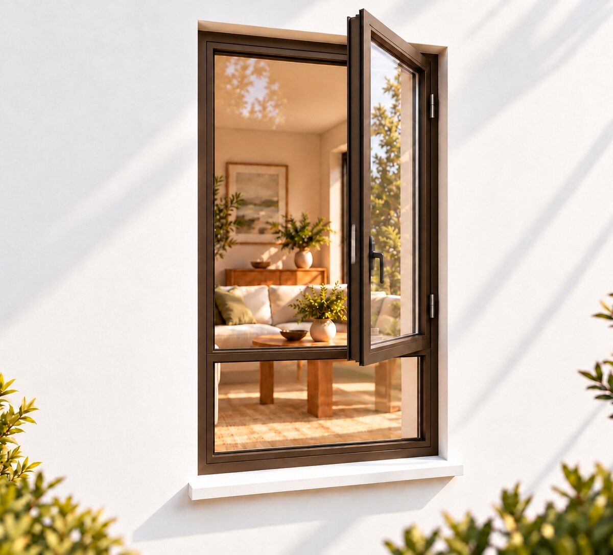 kenzo sh618rb bronze 600x1800mm side hung window