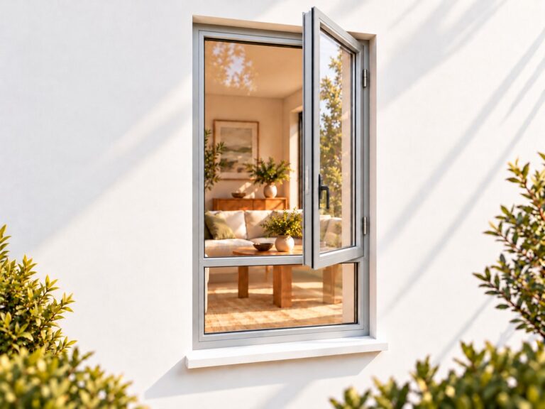 kenzo sh618rs silver 600x1800mm side hung window