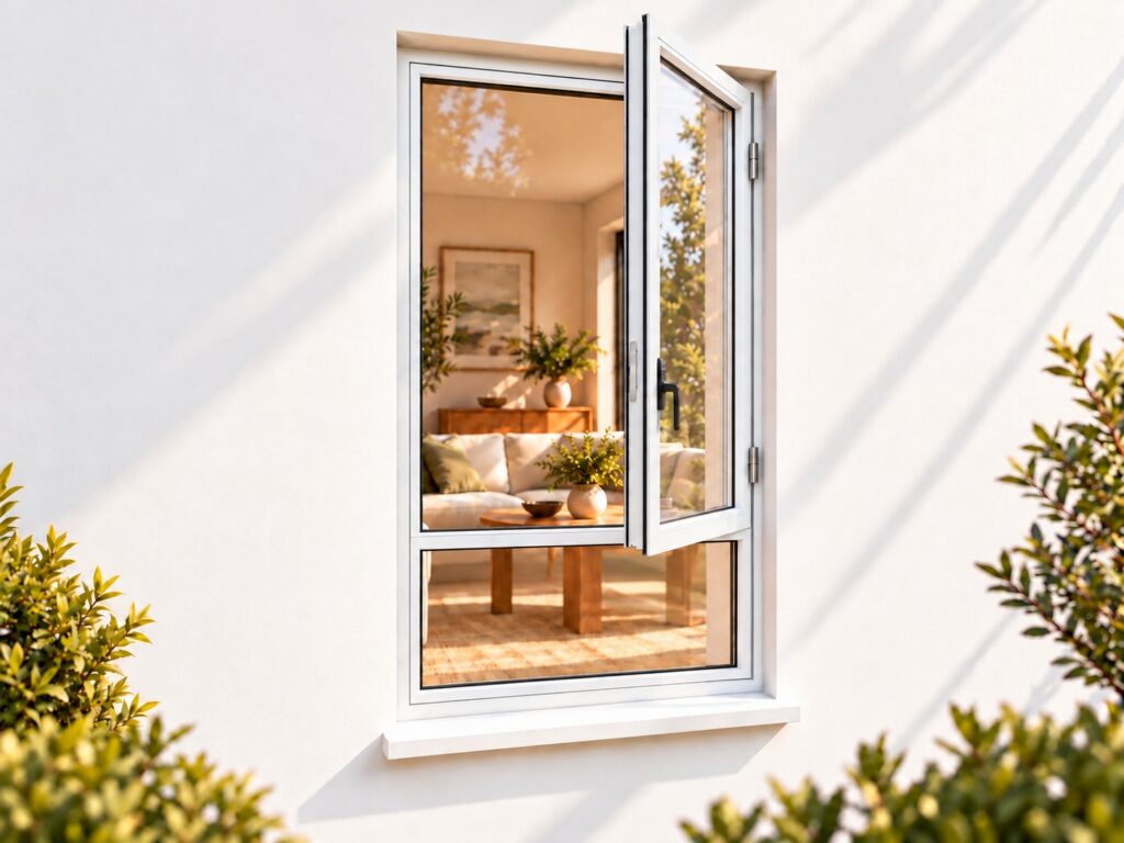 Right Side Opener with Fixed Bottom Pane – lifestyle illustration