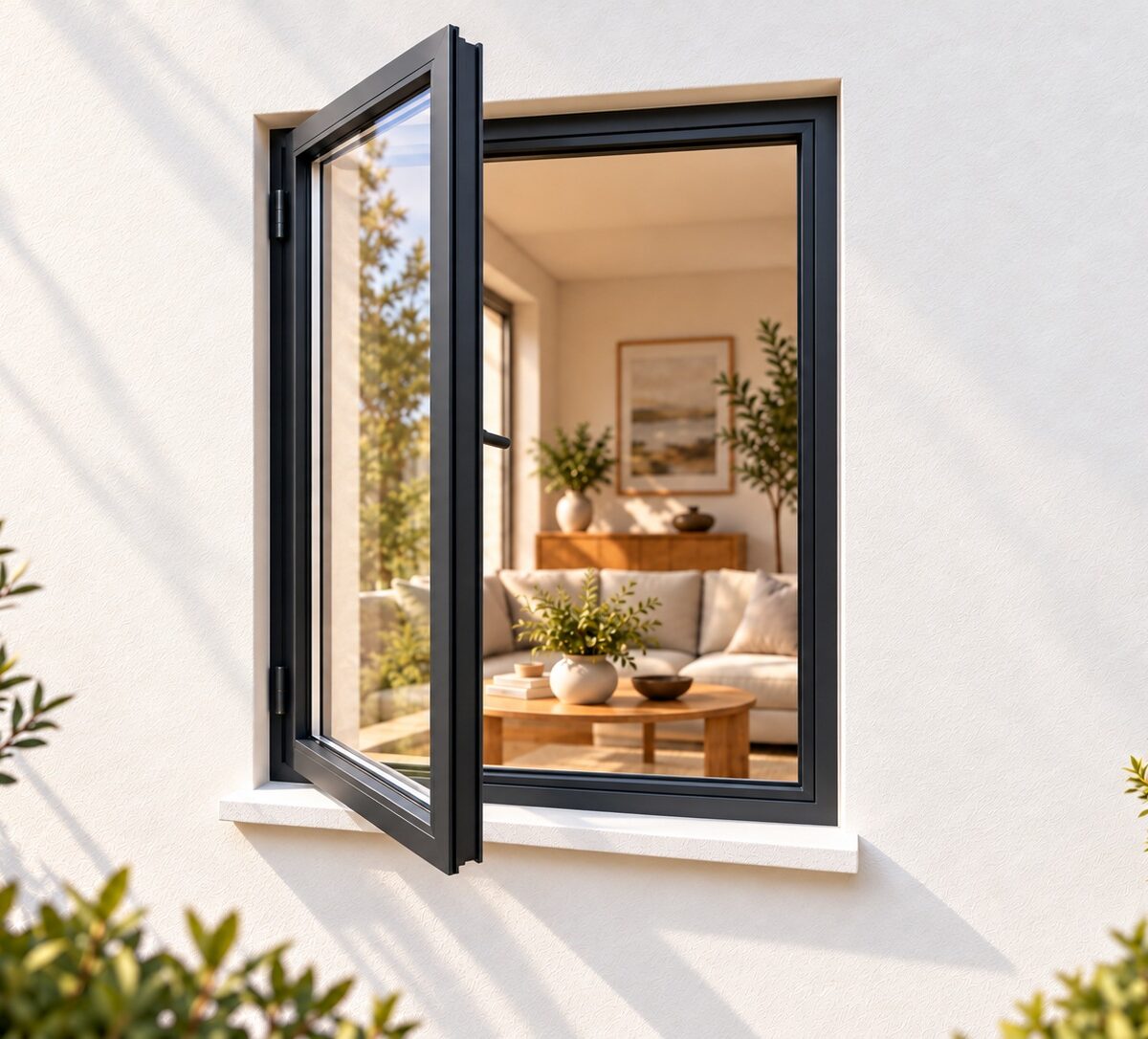 kenzo sh69lc charcoal 600x900mm side hung window