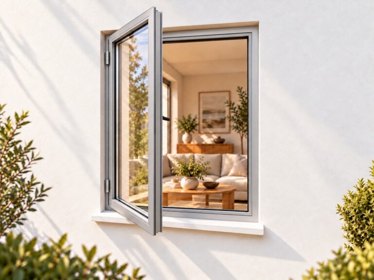 kenzo sh69ls silver 600x900mm side hung window
