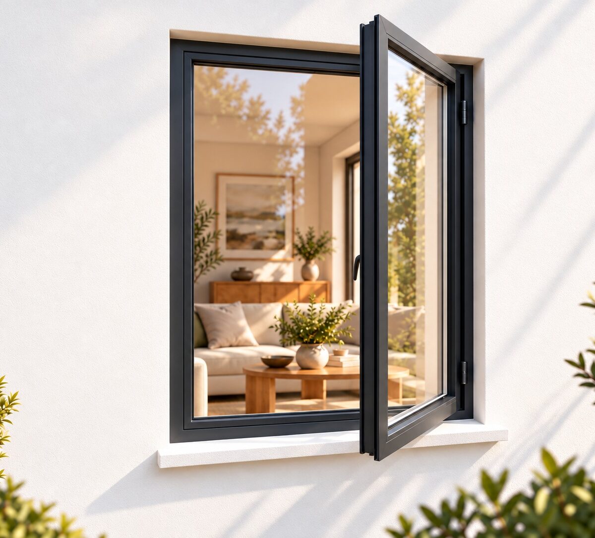 kenzo sh69rc charcoal 600x900mm side hung window