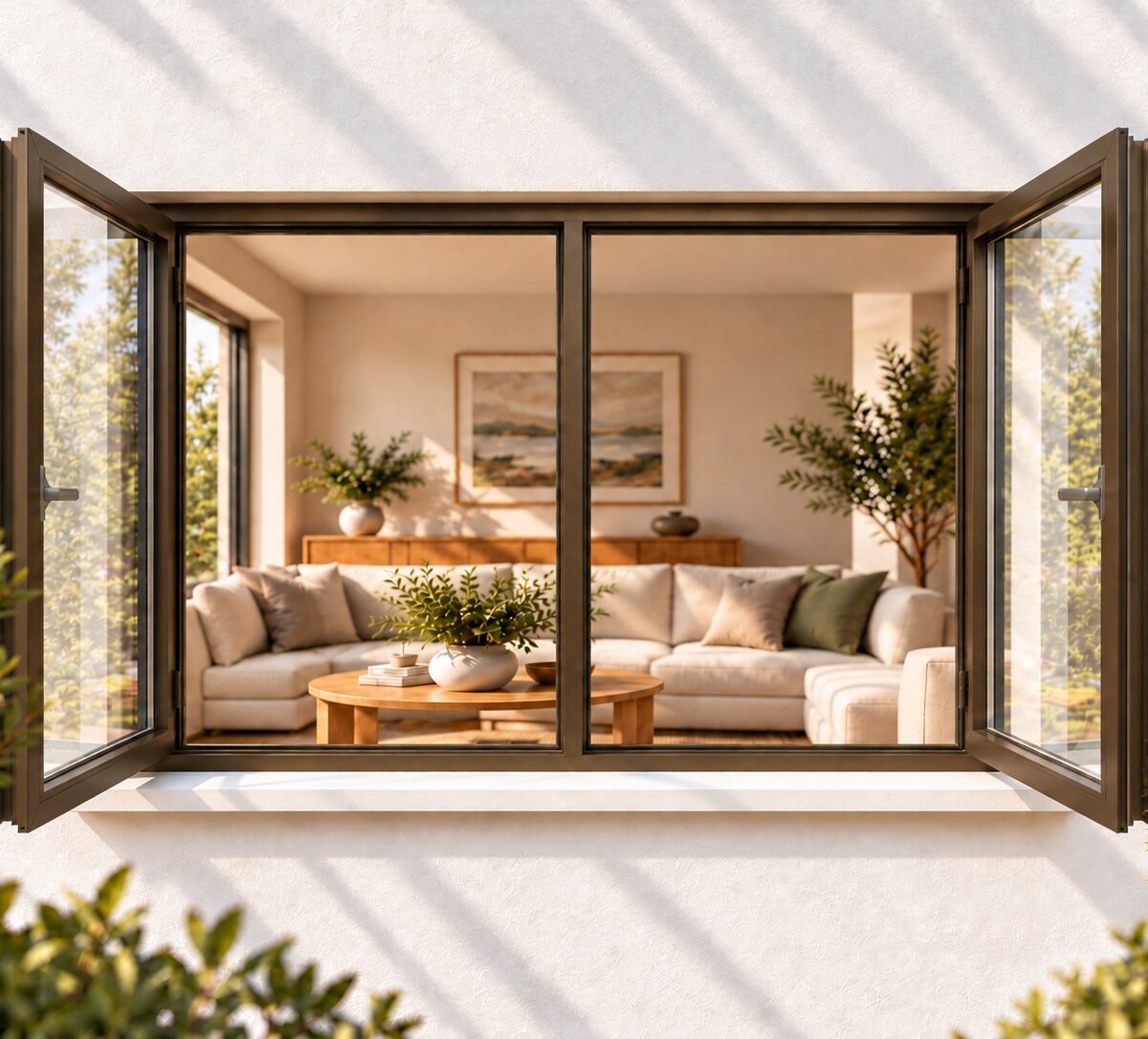 kenzo shh129b bronze 1200x900mm side hung window