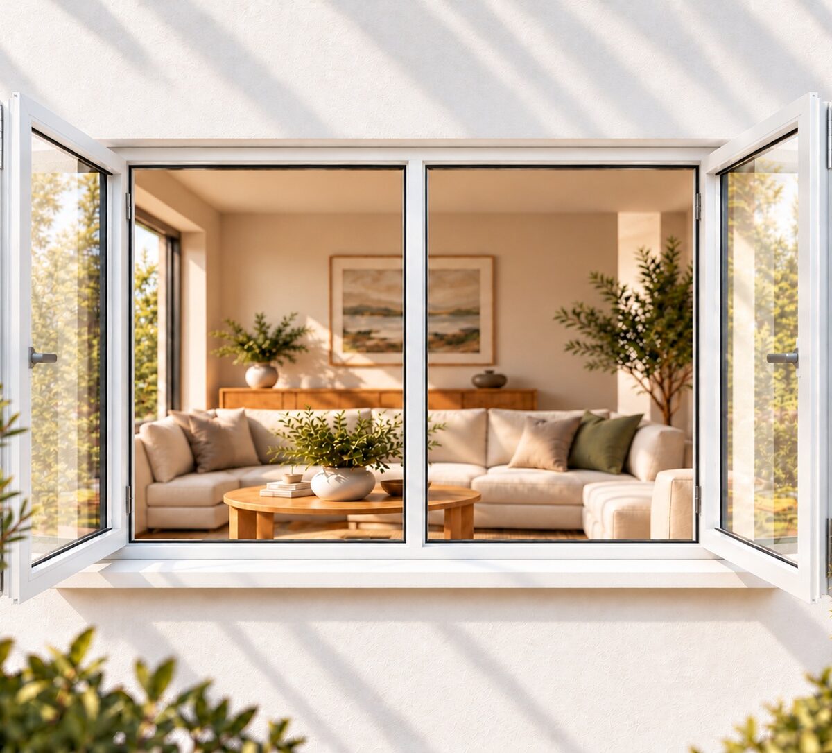kenzo shh129w white 1200x900mm side hung window