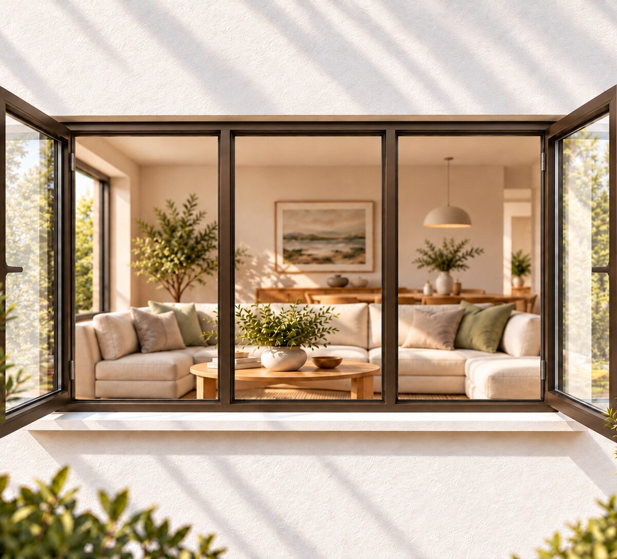 kenzo shh1812b bronze 1800x1200mm side hung window