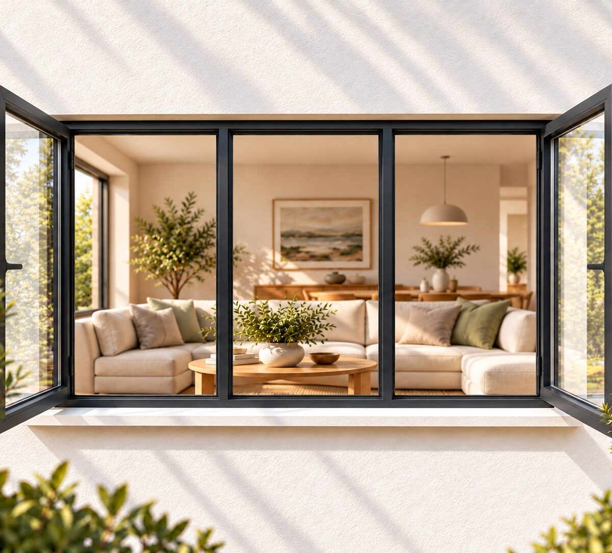 kenzo shh1812c charcoal 1800x1200mm side hung window