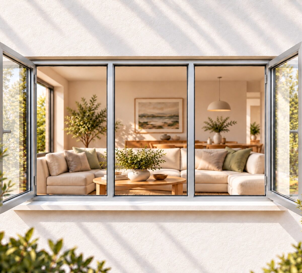 kenzo shh1812s silver 1800x1200mm side hung window