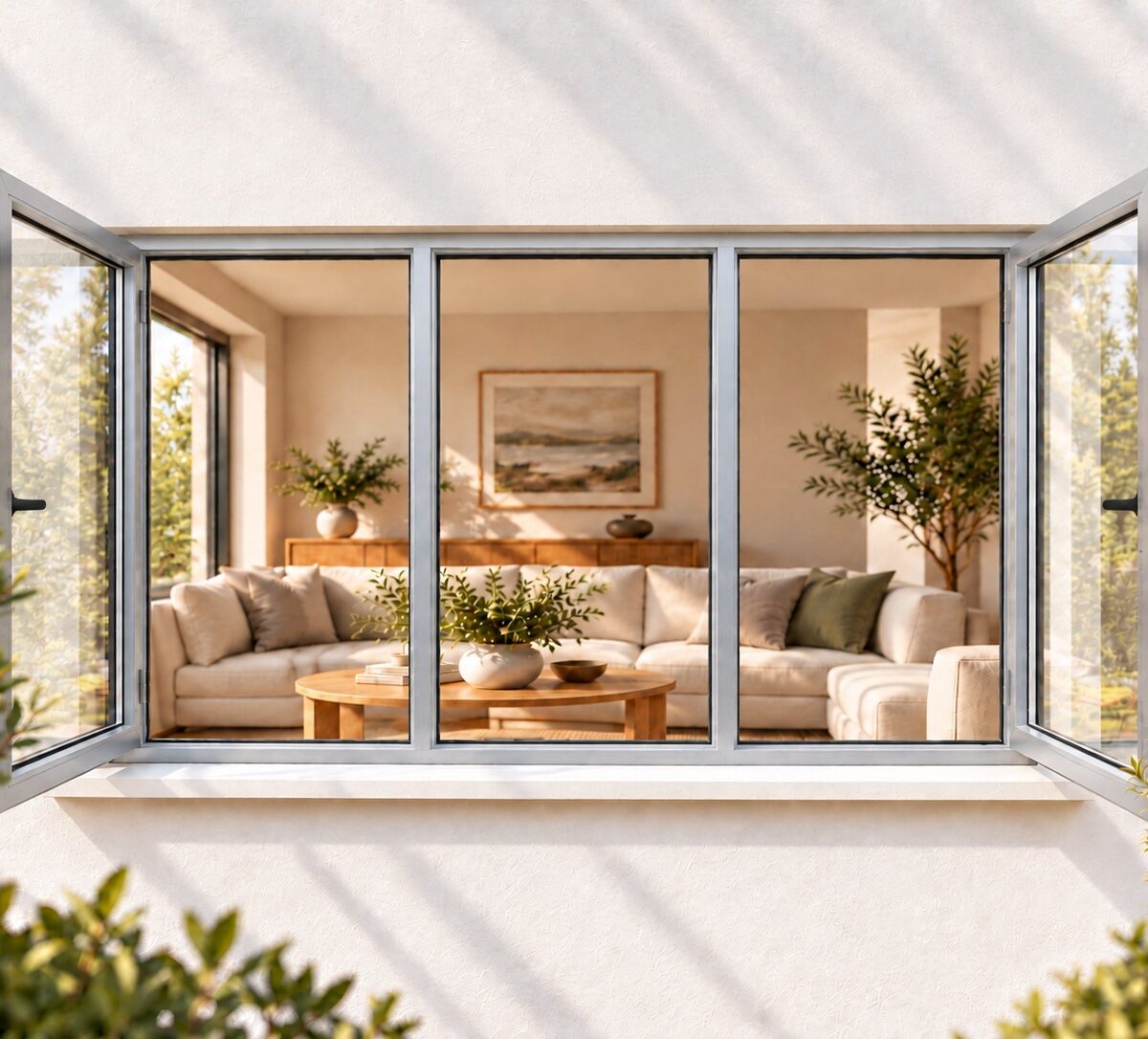 kenzo shh189s silver 1800x900mm side hung window