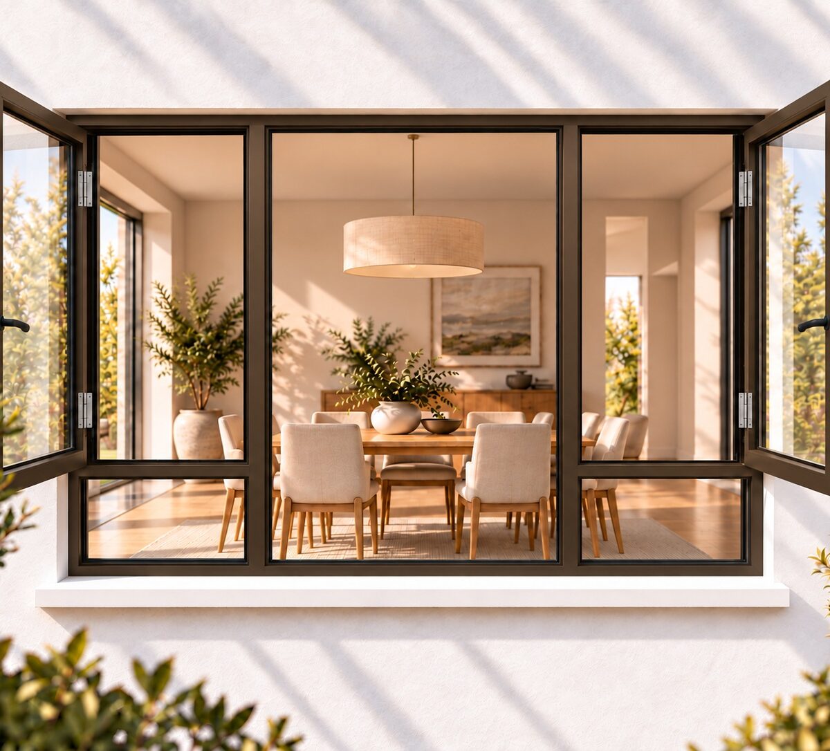 kenzo shh2115b bronze 2100x1500mm side hung window