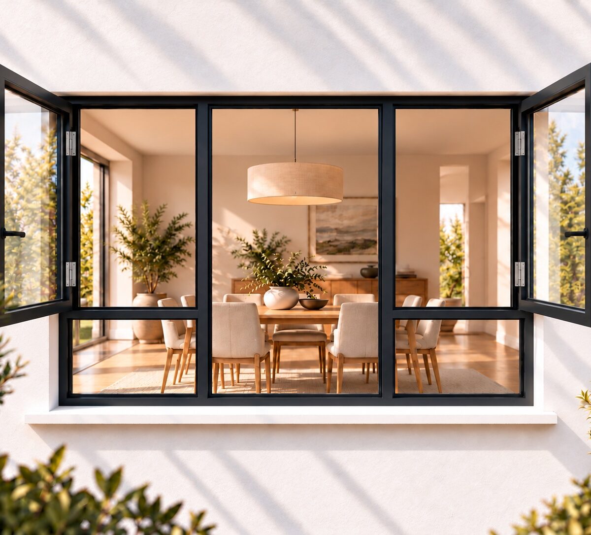 kenzo shh2118c charcoal 2100x1800mm side hung window