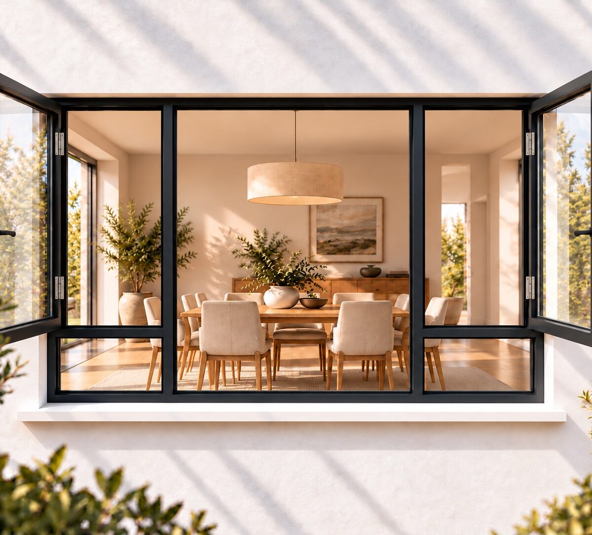 kenzo shh2415c charcoal 2400x1500mm side hung window