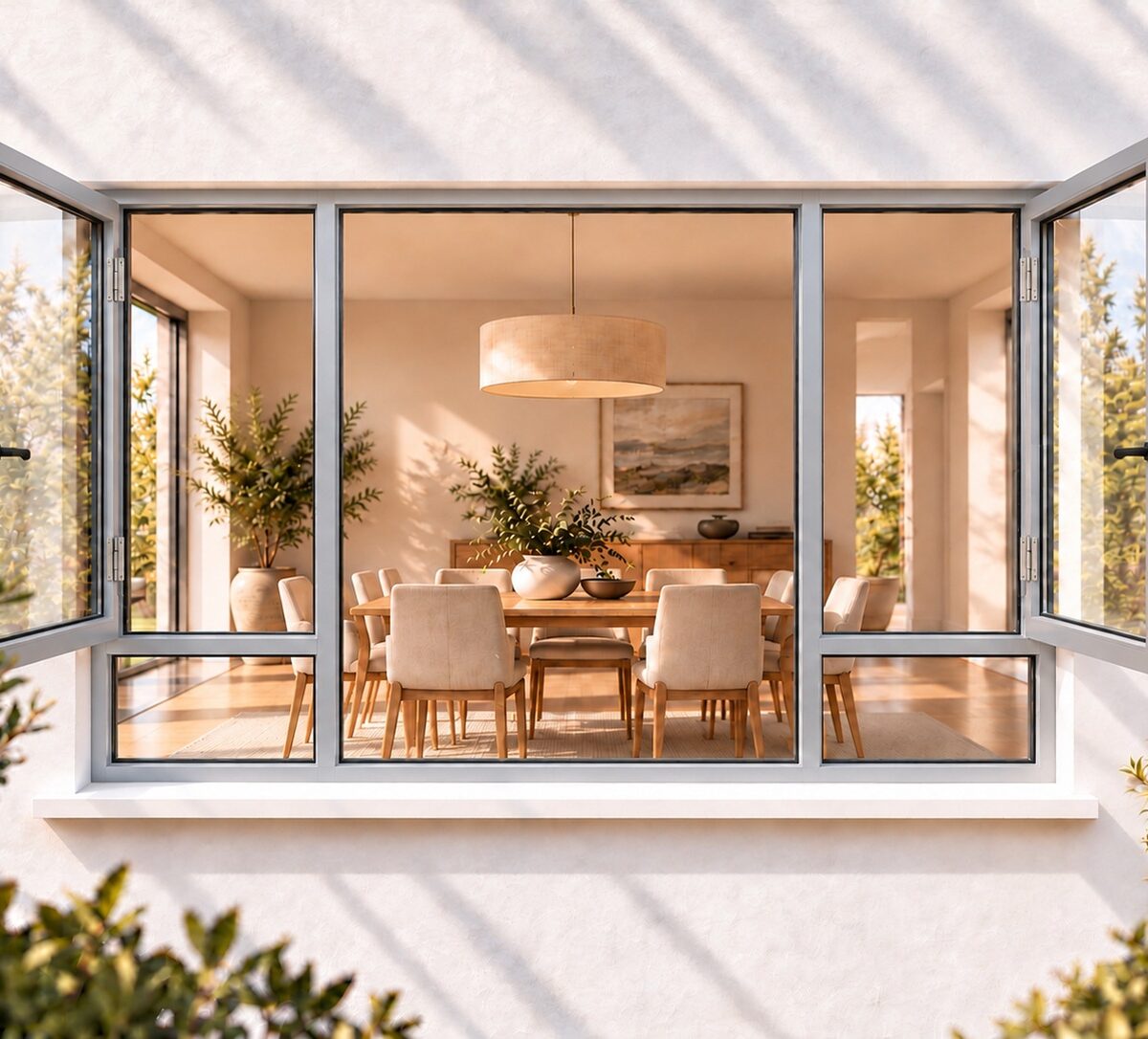 kenzo shh2415s silver 2400x1500mm side hung window
