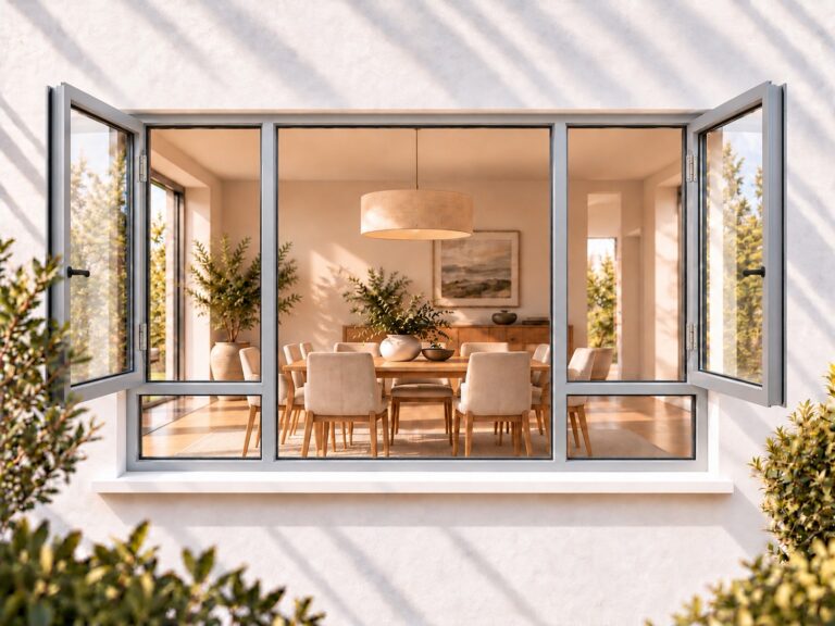 kenzo shh2415s silver 2400x1500mm side hung window