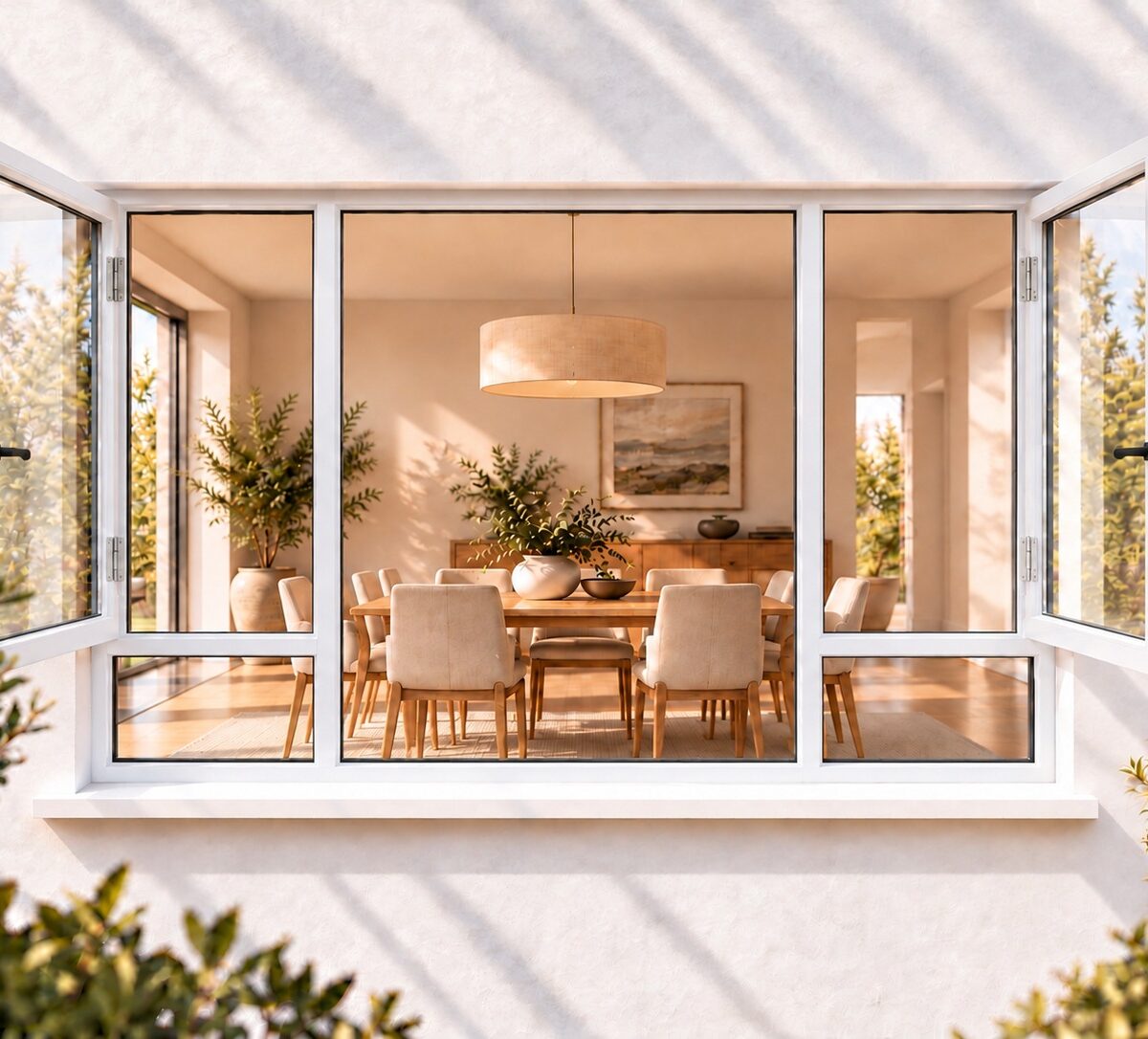 kenzo shh2415w white 2400x1500mm side hung window