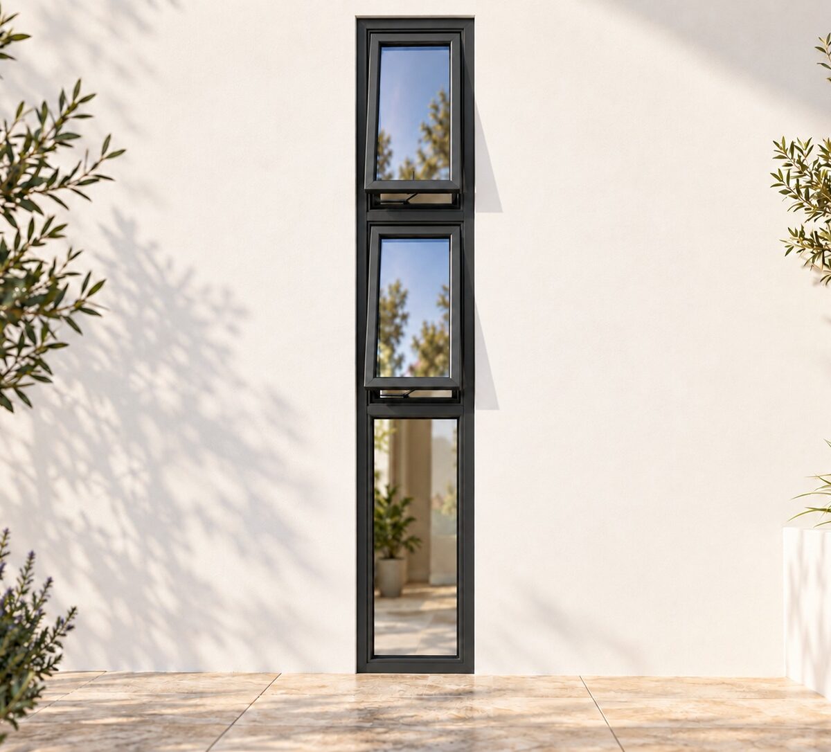 kenzo sl321c charcoal 300mm sliding door sidelight