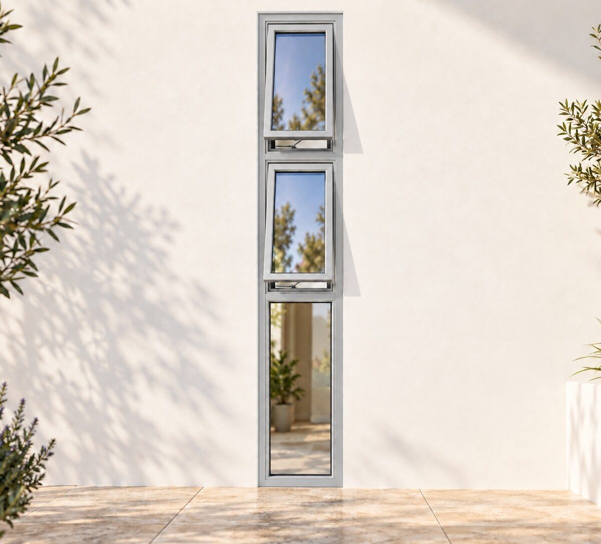 kenzo sl321s silver 300mm sliding door sidelight