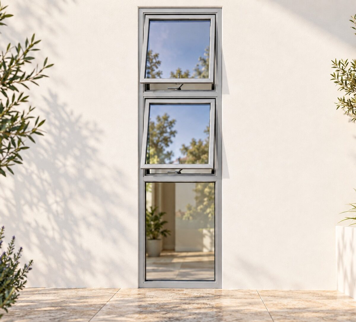 kenzo sl621s silver 600mm sliding door sidelight