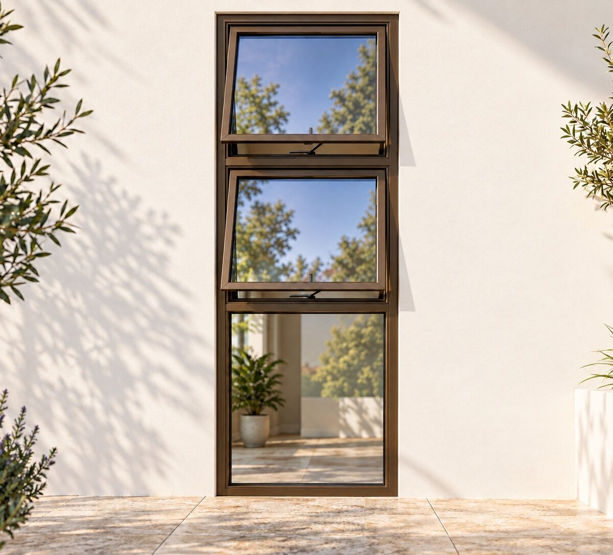 kenzo slh621b bronze 700mm sliding door sidelight